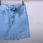 Turn Old Jeans Into A Denim Skirt